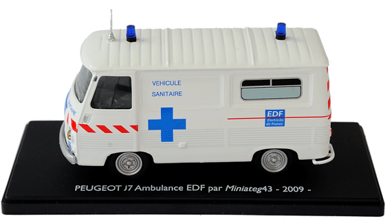 J7 Ambulance Miniateg43 2009 Presentoir